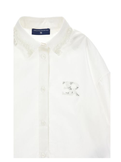 Camicia, bambina, logata. ERMANNO SCERVINO | Z1H302 81160001